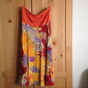 Jams World Hawaiian floral dress -FLAW!